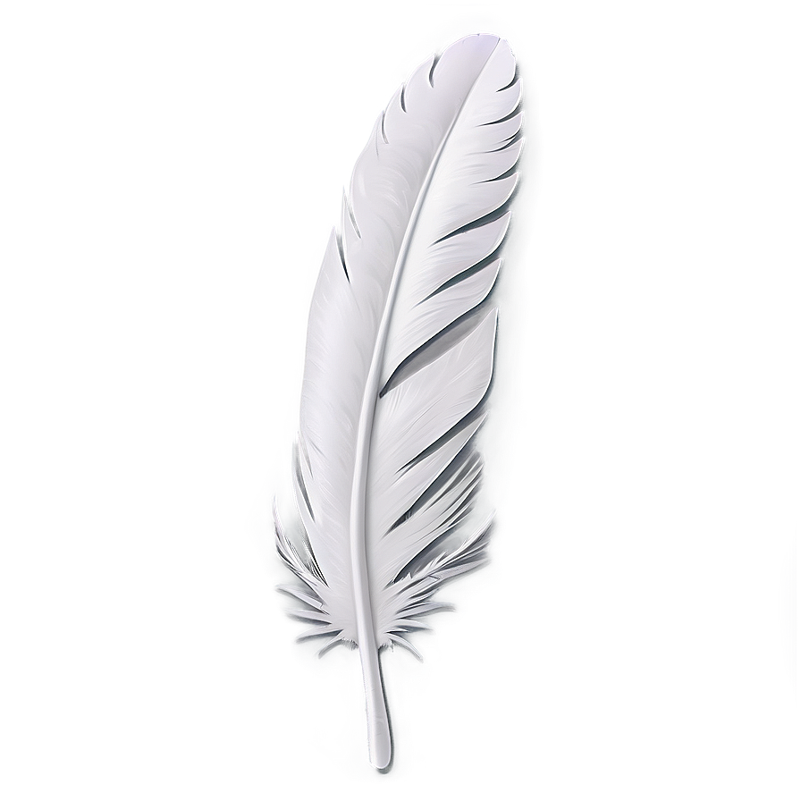 White Feather Detail Png 06112024