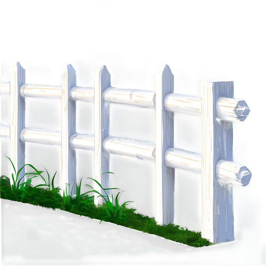 White Fence With Sunset Background Png Ssh