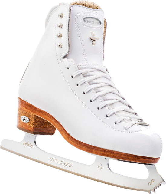 White Figure Skate Eclipse Blade