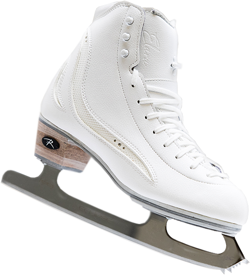 White Figure Skate Side View