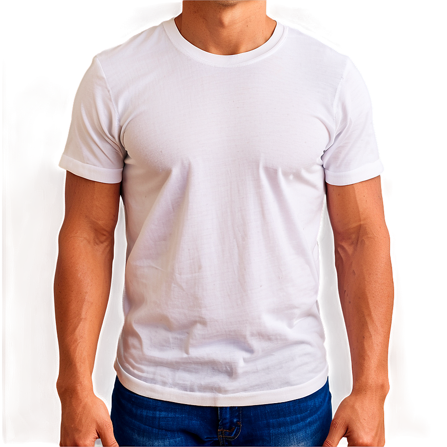 White Fitted Shirt Png Drs