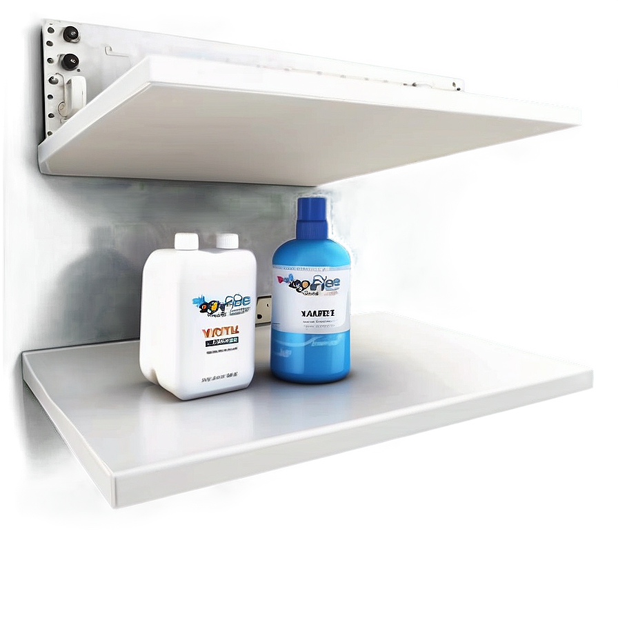 White Floating Shelves Png 06132024