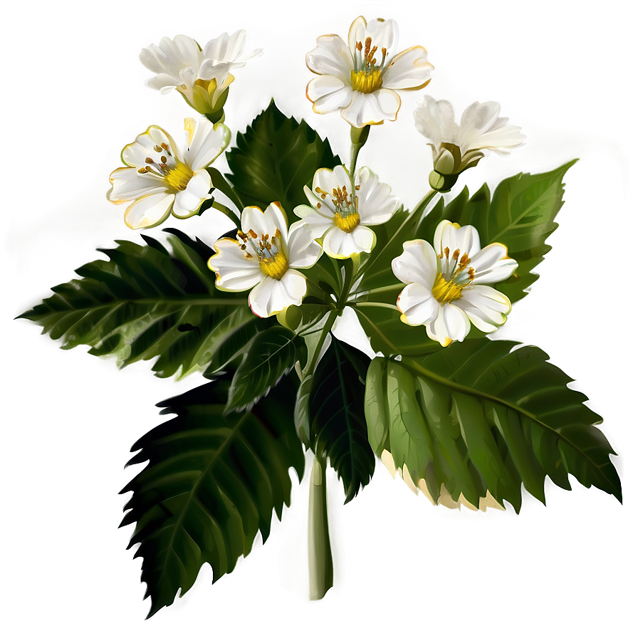 White Flower Cluster Png Doq62