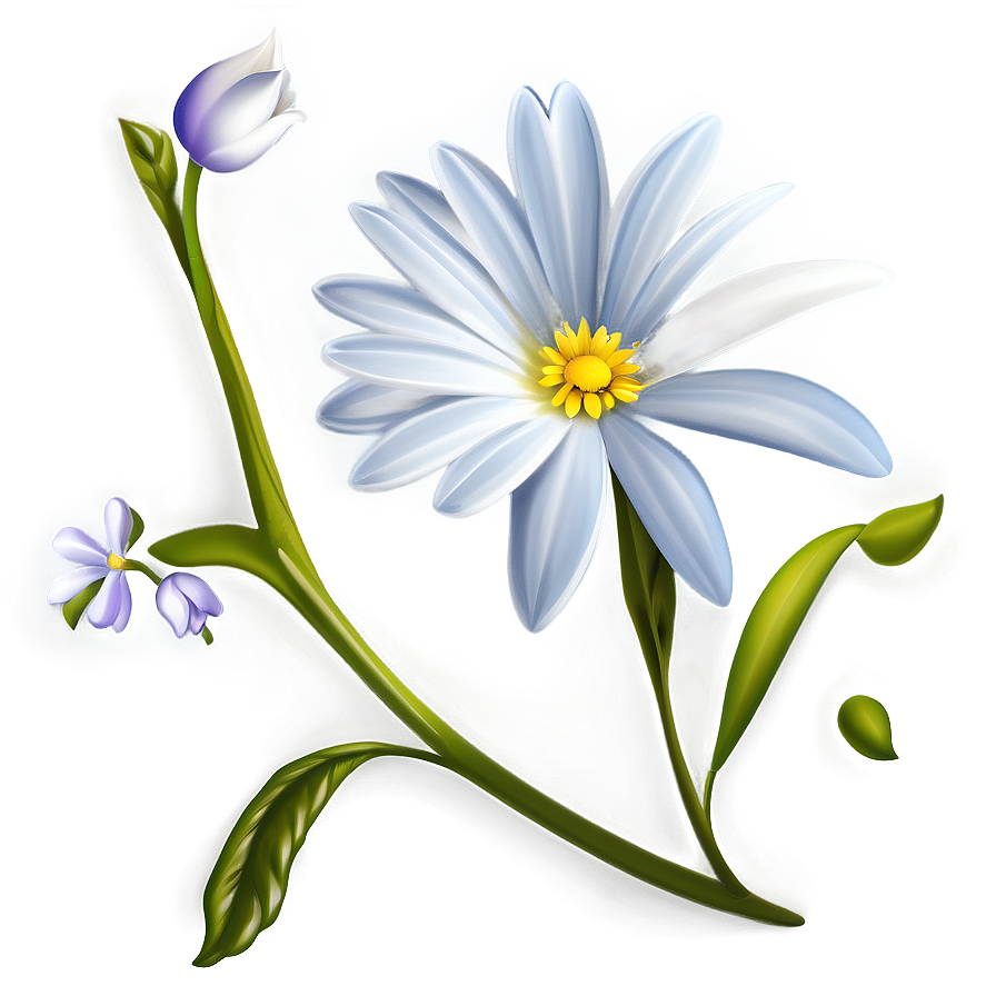 White Flower Detail Png 05242024