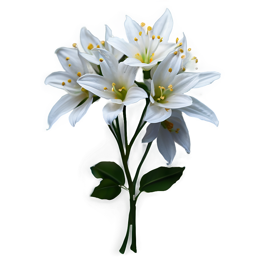 White Flower Graphic Png 79