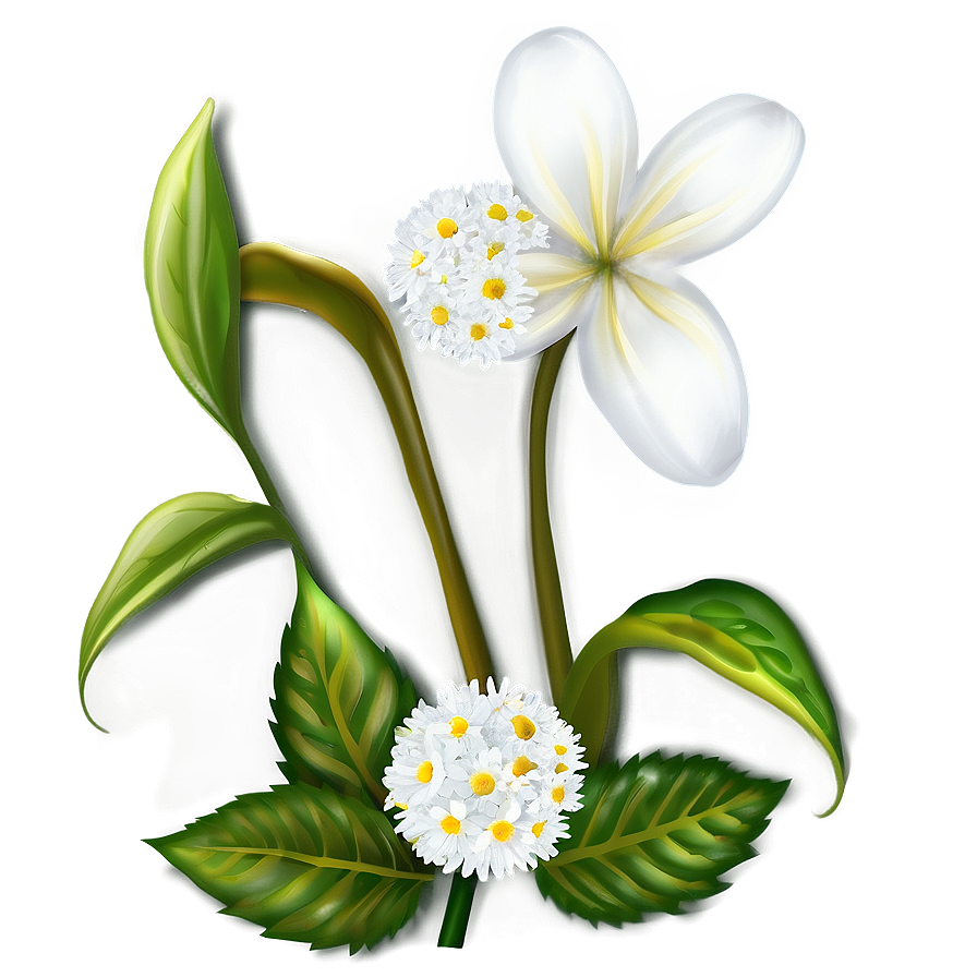 White Flower PNG 50 PNG with transparent background