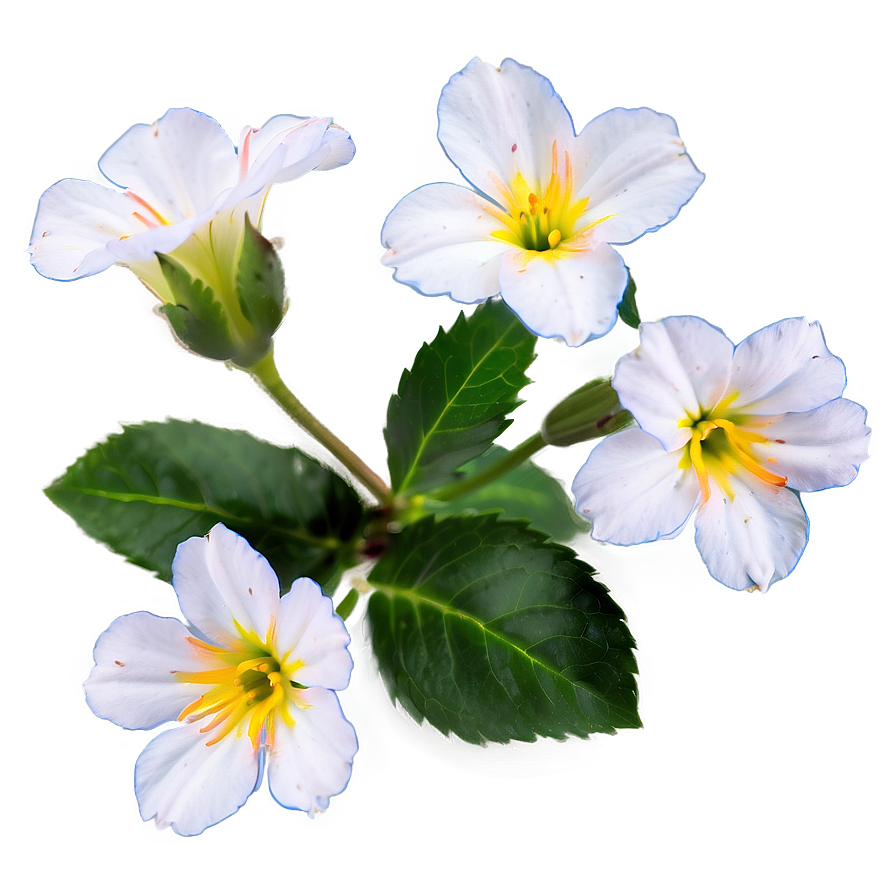 White Flowers In Soft Focus Png 05242024