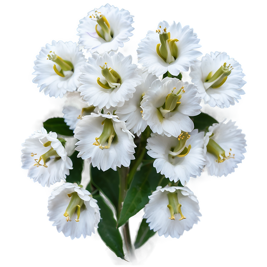 White Flowers In Soft Focus Png Pxn