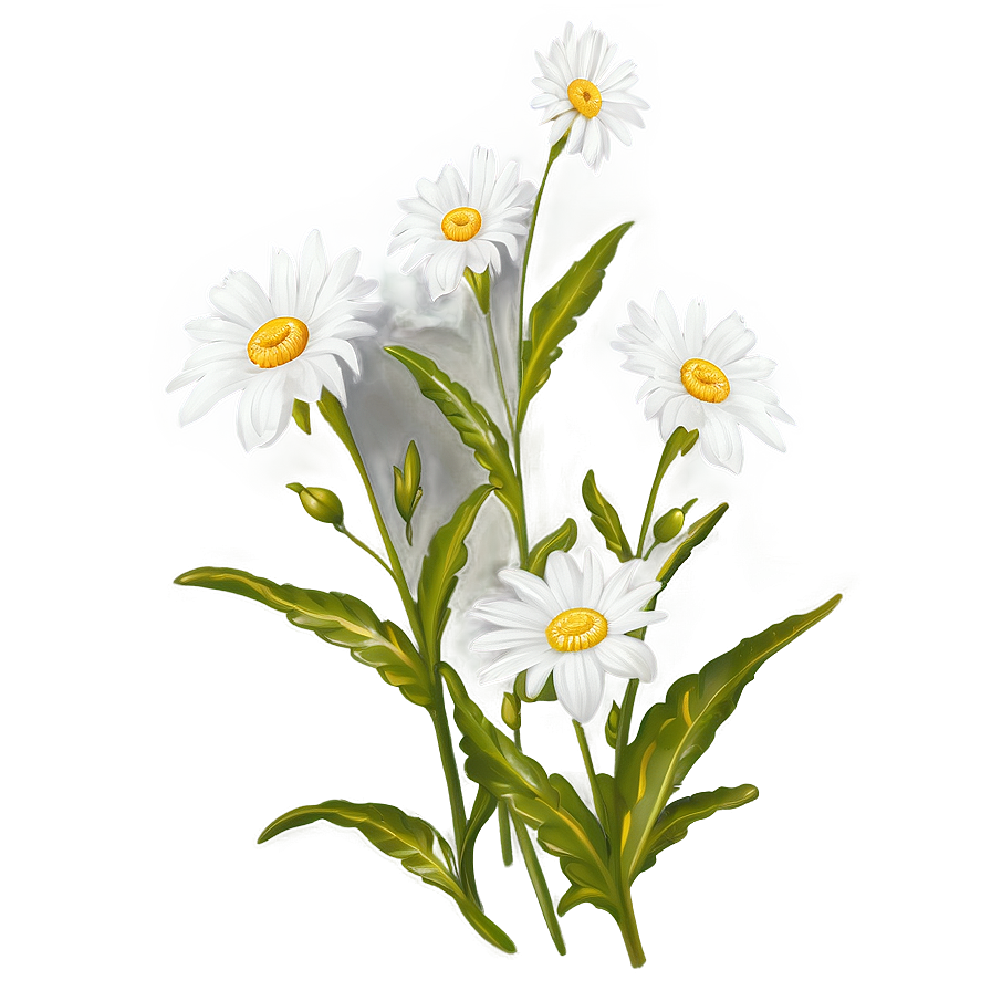 White Flowers Under Sunlight Png 68