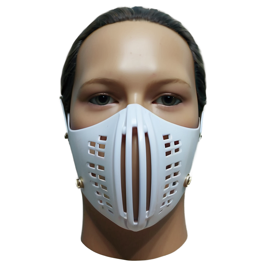 White Full Face Mask Png 06272024