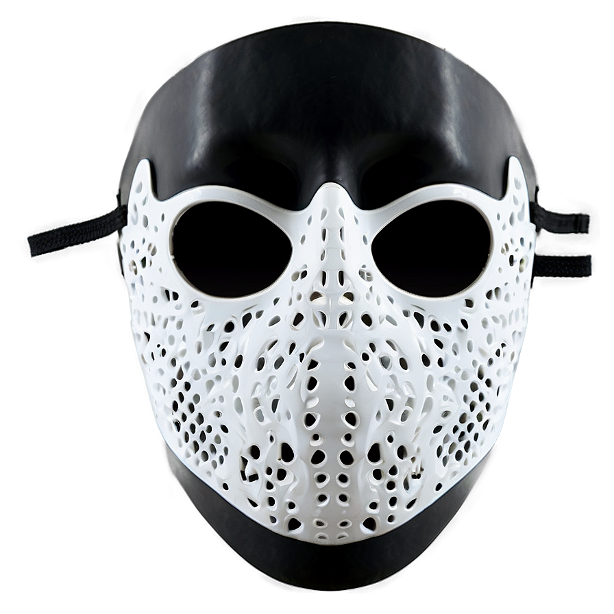 White Full Face Mask Png Nns