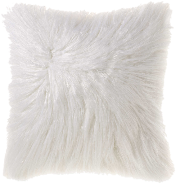 White Furry Cushion Texture