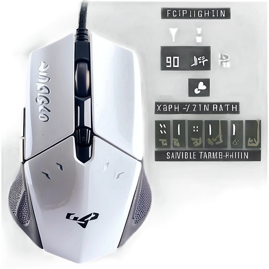 White Gaming Mouse Png 55