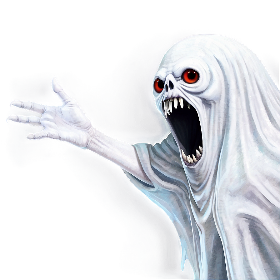 White Ghostly Monster Specter Png Tgw78