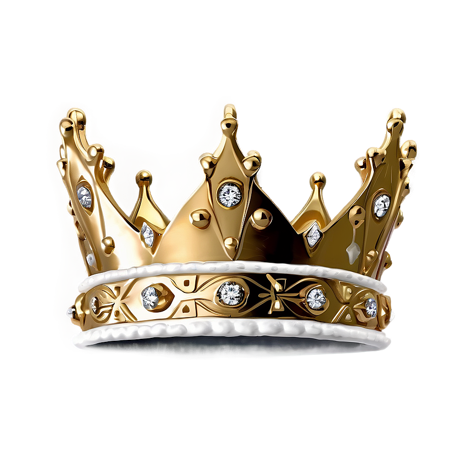 White Gold Crown Png Ueg24