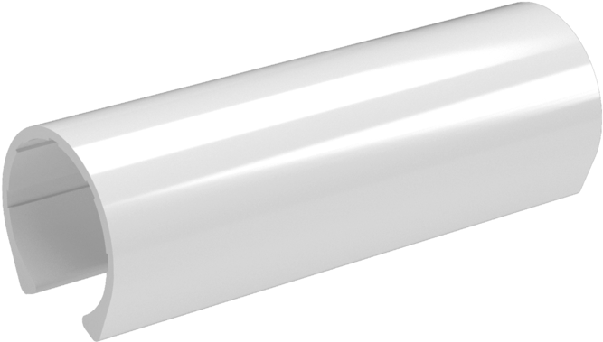 Formufit Pipeclamp White - Steel Casing Pipe, HD Png Download PNG with transparent background