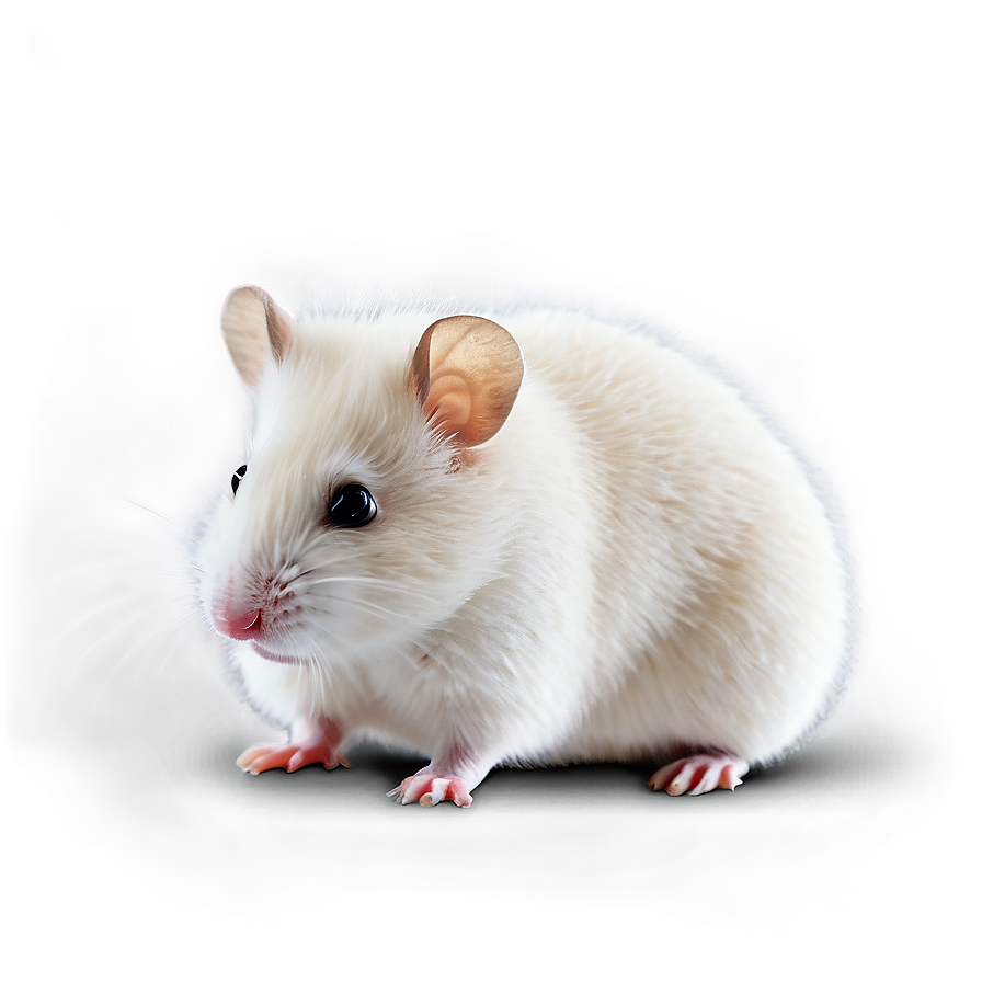 White Hamster Png 05232024