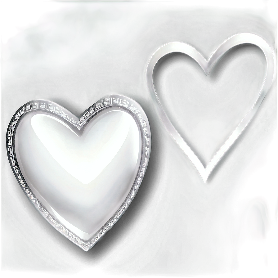 White Heart Clipart Png Pjg56