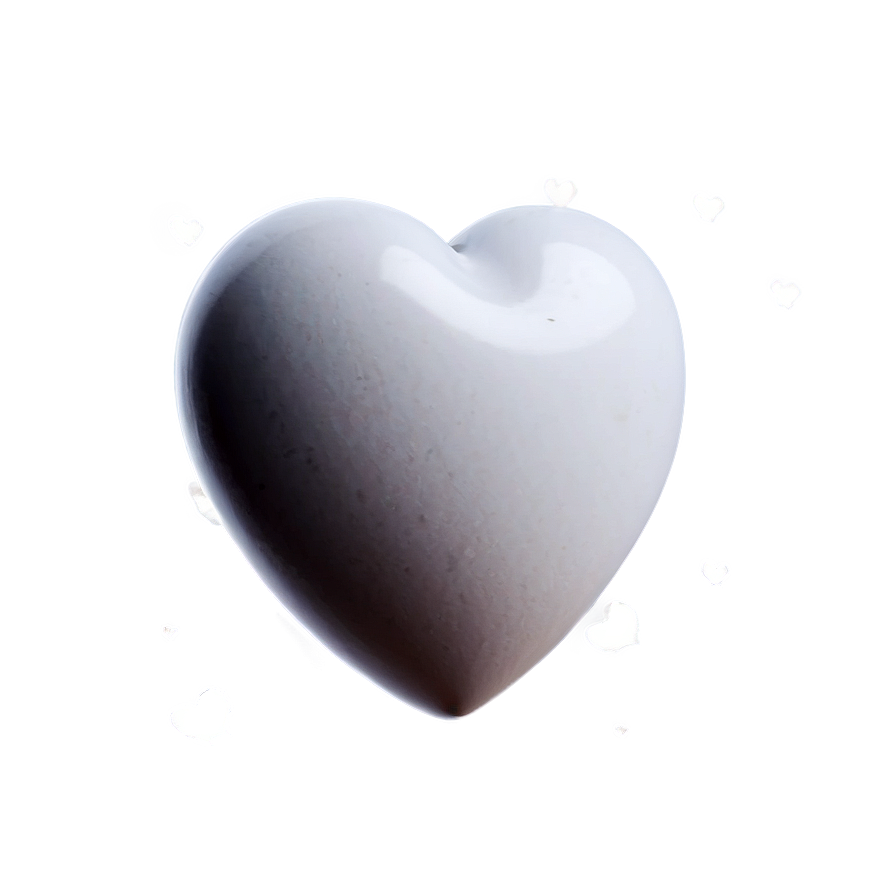 White Heart Emoji Png 05232024