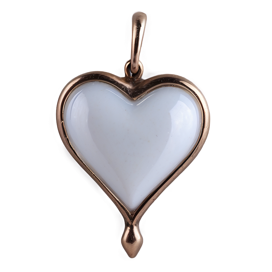 White Heart In Glass Png 90