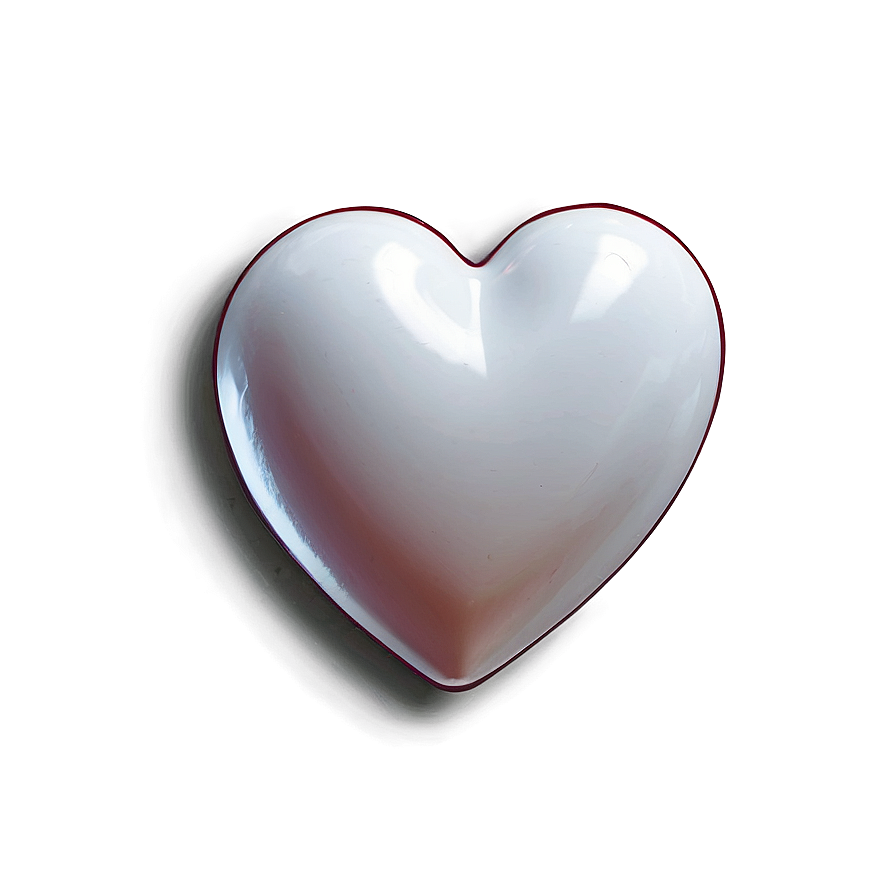 White Heart Shape Png Dcl