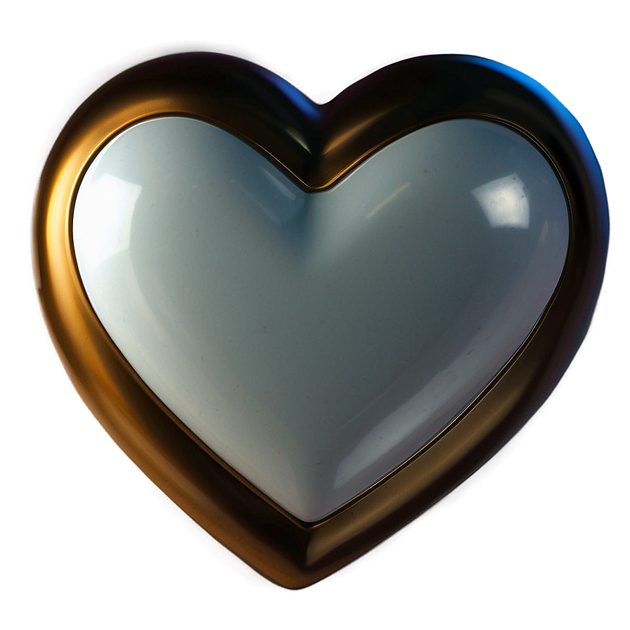 White Heart Vector Png 05232024