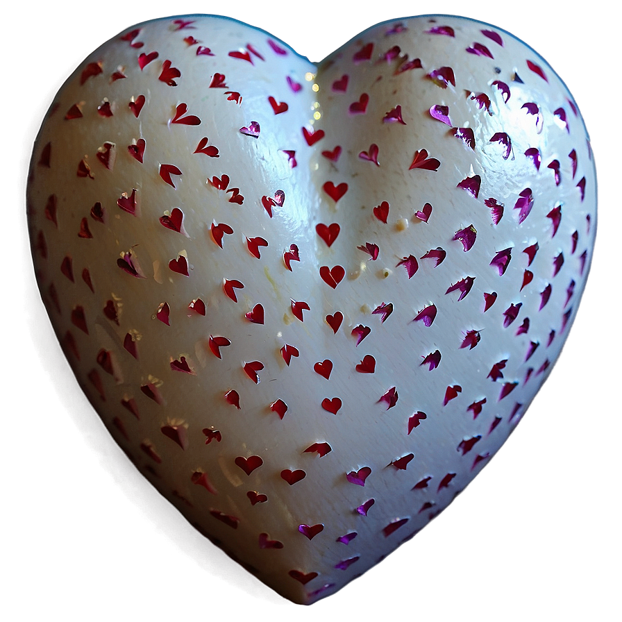 White Hearts For Crafting Png 7