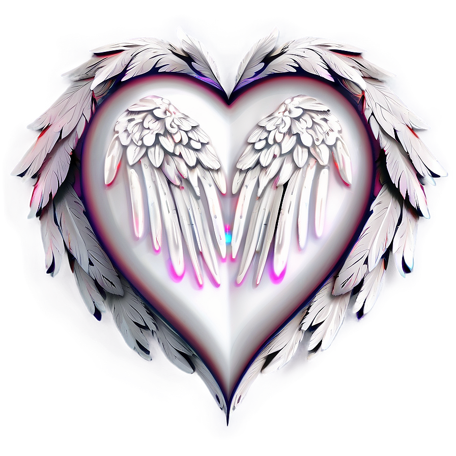 White Hearts With Wings Png Btk2 Image