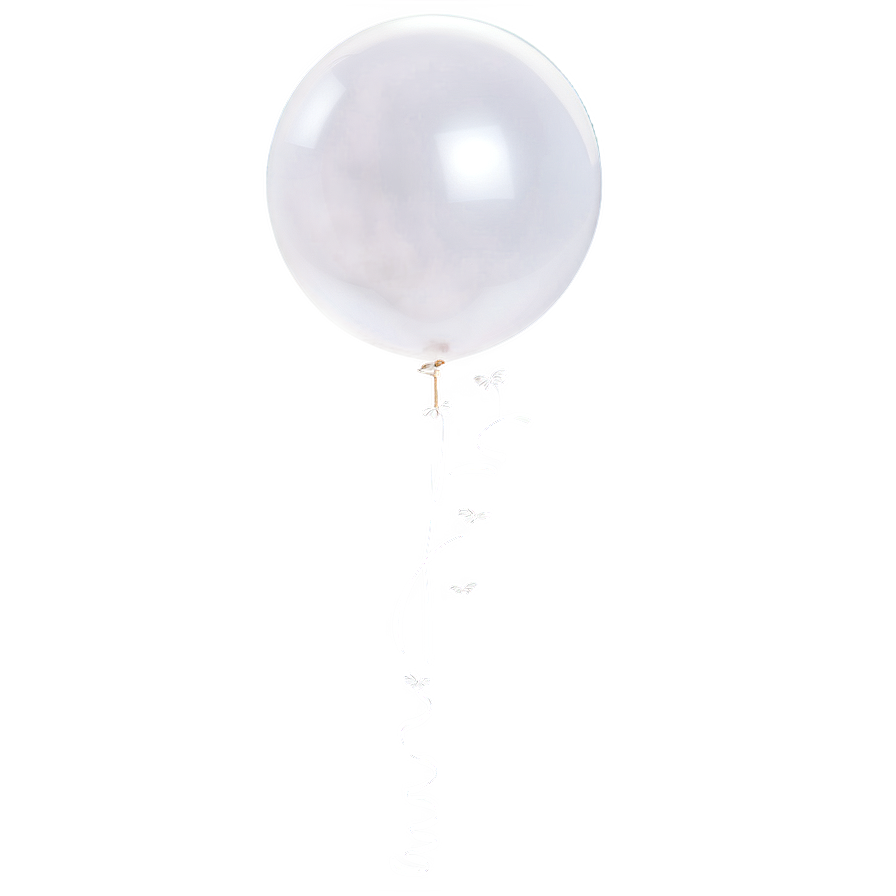 White Helium Balloons Png 50