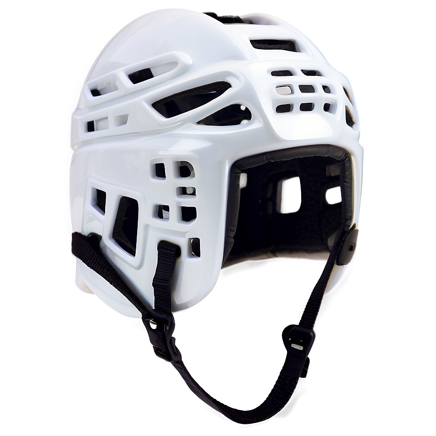 White Hockey Helmet Png 06212024