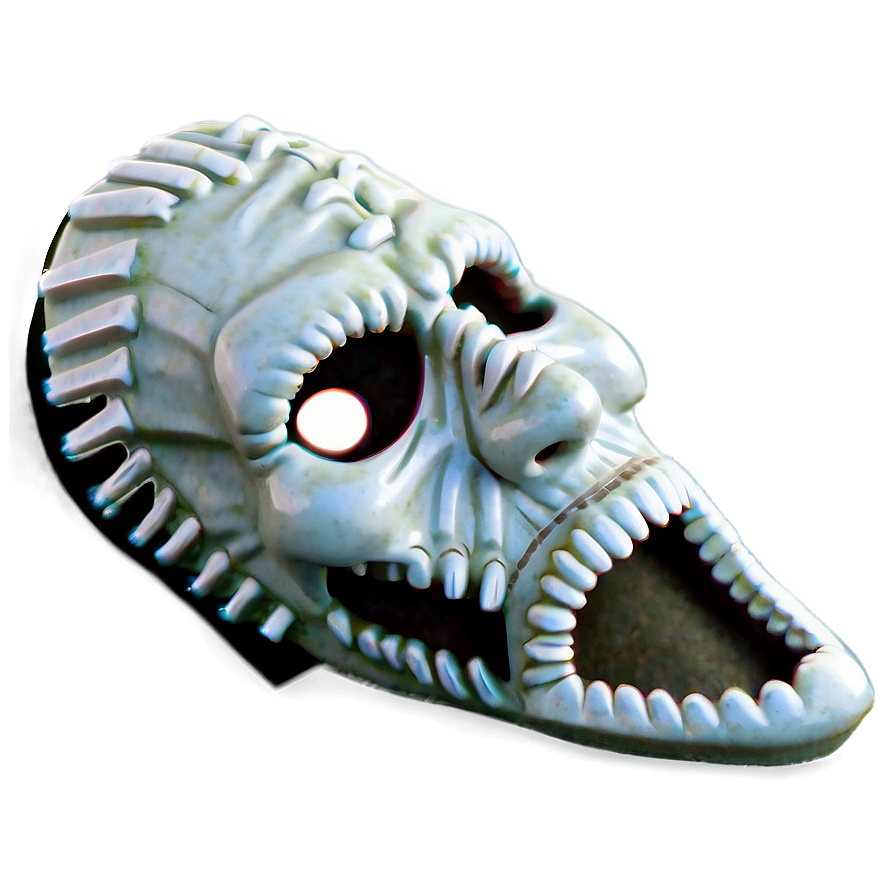 White Horror Mask Png Vdd48