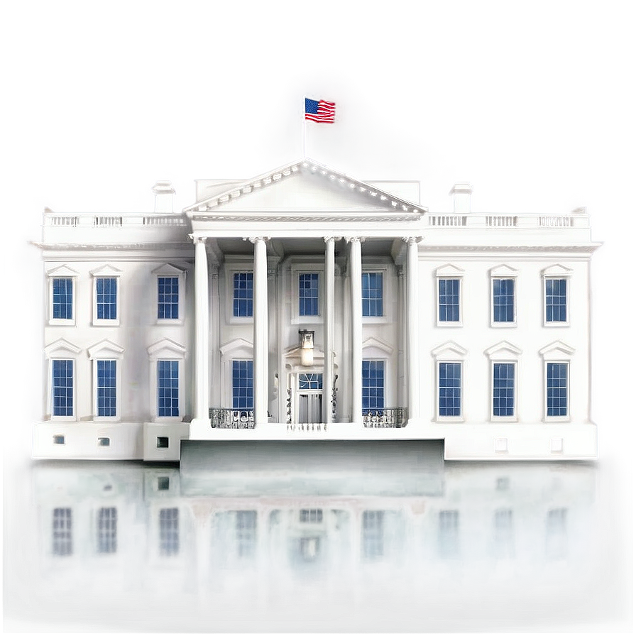 White House Exterior View Png Omx