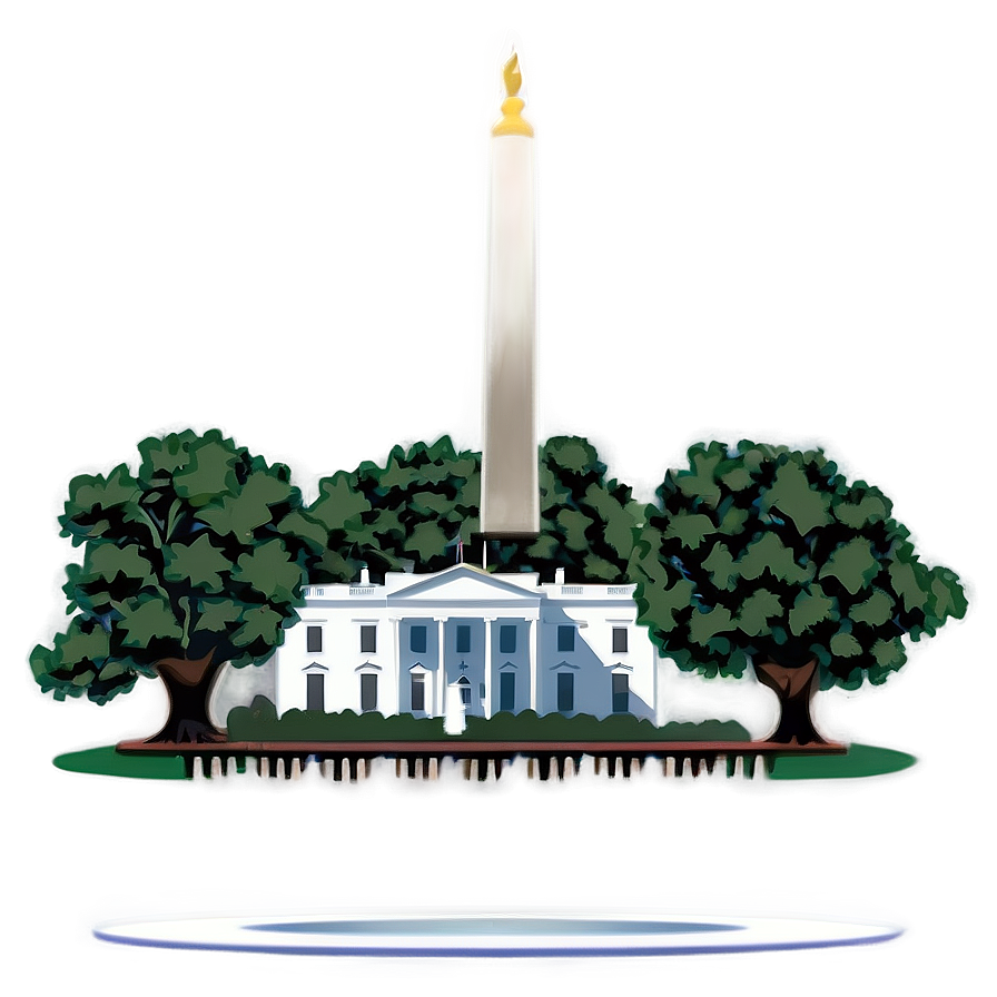 White House Washington D.C. PNG qca54 PNG with transparent background