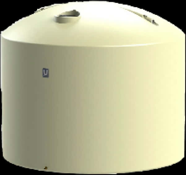 White Industrial Water Tank