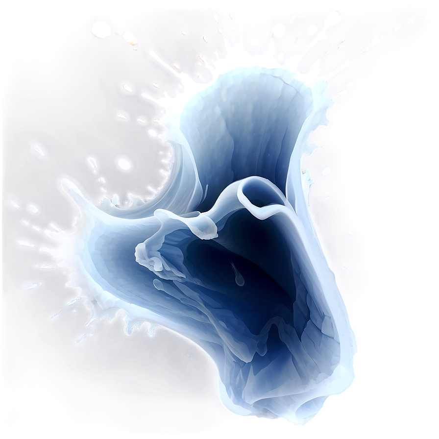 White Ink Splash Png Exl13