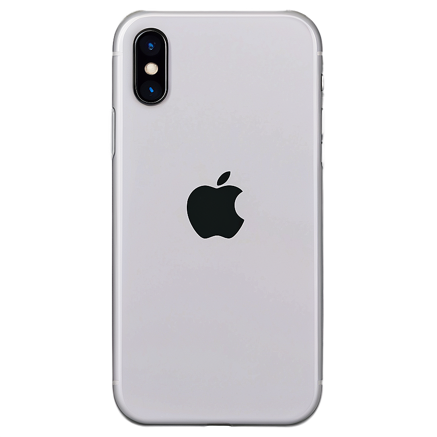 White Iphone With Camera Zoom Png 35