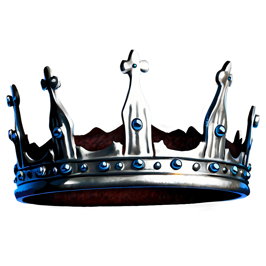 White Iron Crown Png 78