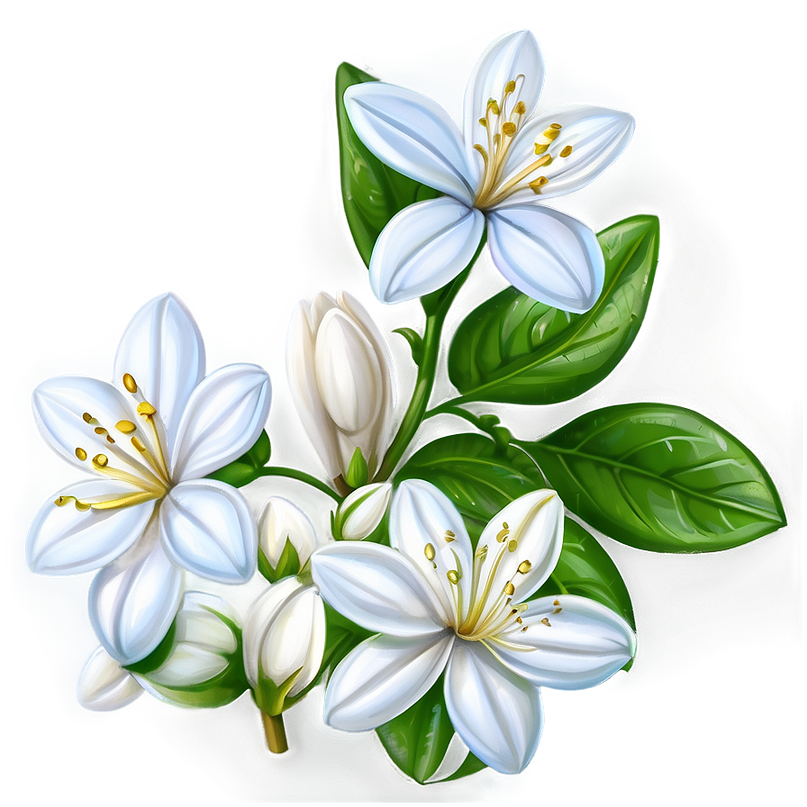 White Jasmine Flower Png Ary90