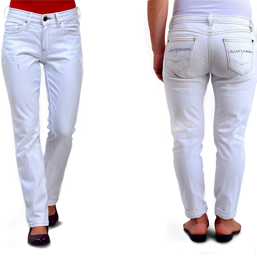 White Jean Fabric Png 06252024