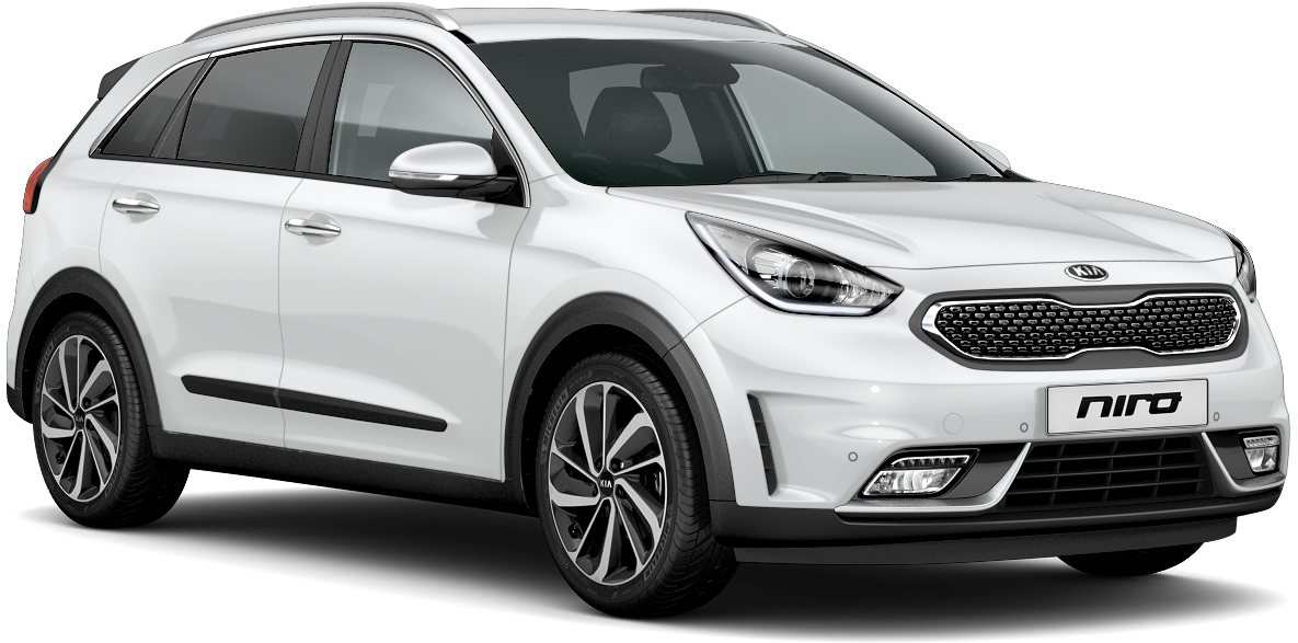 White Kia Niro Electric Vehicle