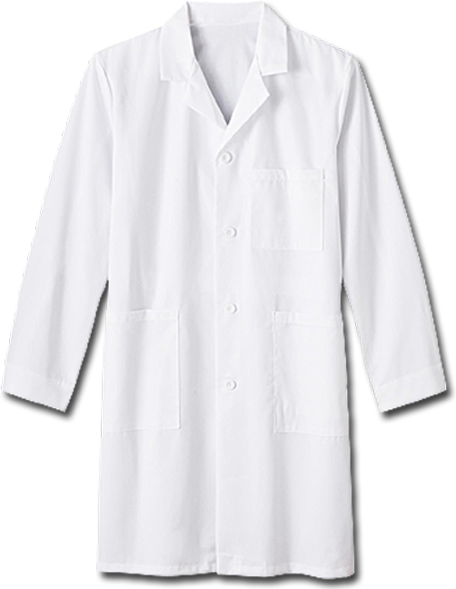 Coats Jackets Medically Equipped Meta Mens Labcoat - Lab Coat On Blank Background, HD Png Download PNG with transparent background