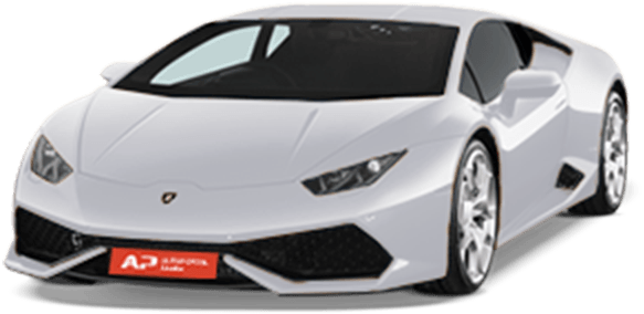 White Lamborghini Huracan Evo Profile View