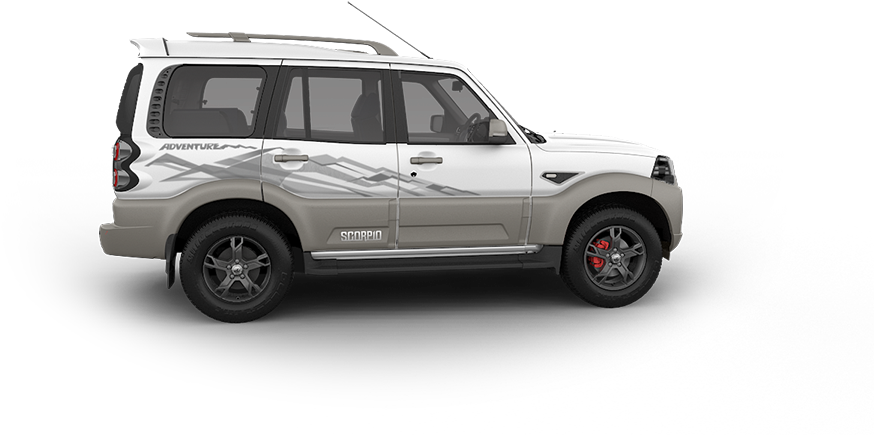 White Mahindra Scorpio Adventure Edition S U V