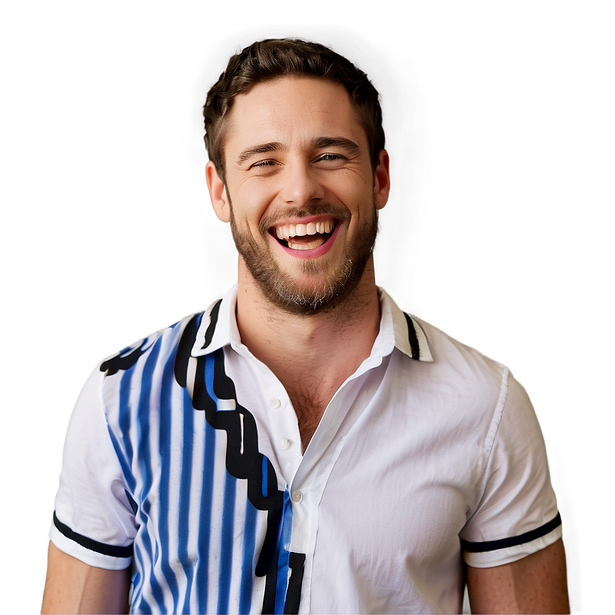 White Man Laughing Png 10