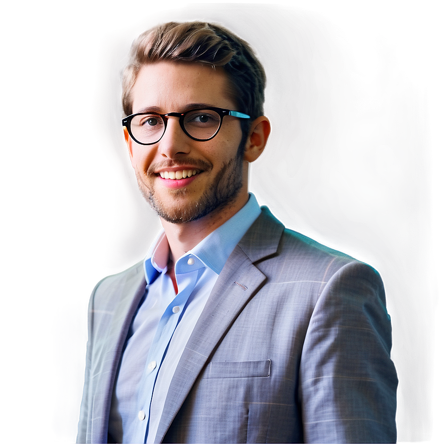 White Man With Glasses Png Tjn9