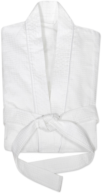 White Martial Arts Gi Top PNG with transparent background