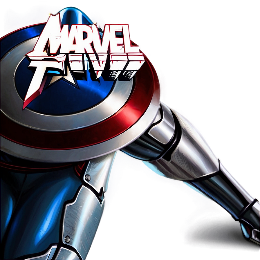 White Marvel Logo Png 96