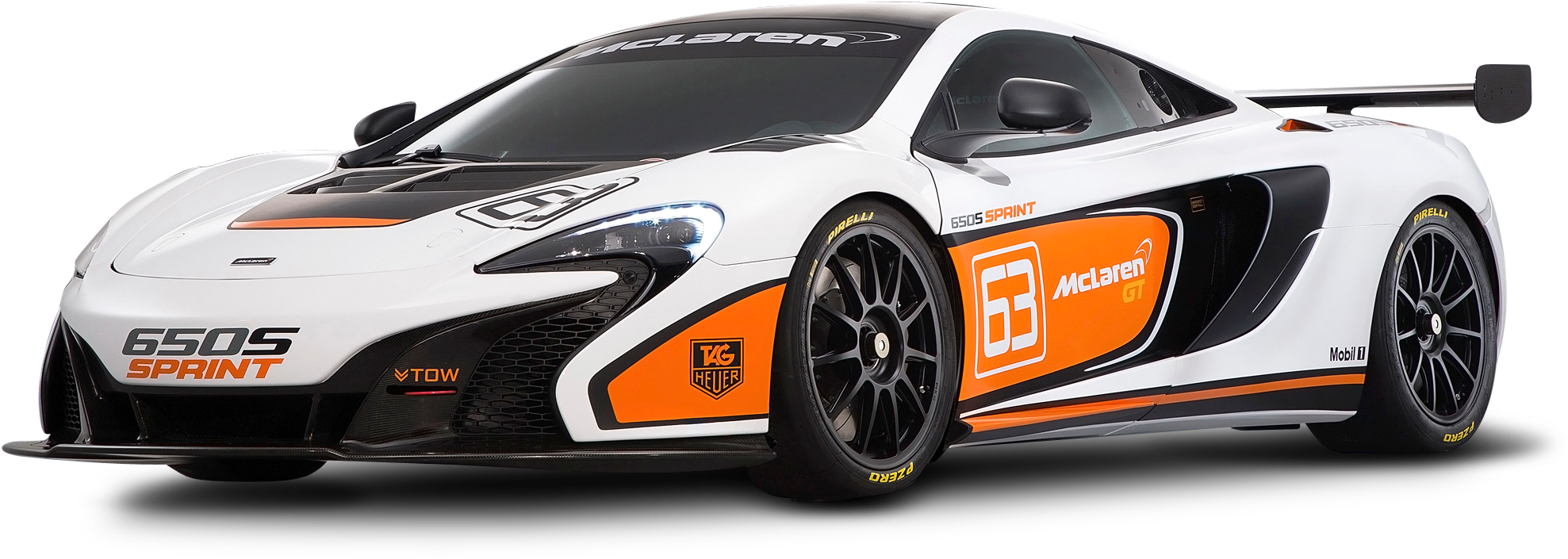 White Mclaren 650s Sprint Car - Mclaren 650s Sprint, HD Png Download PNG with transparent background