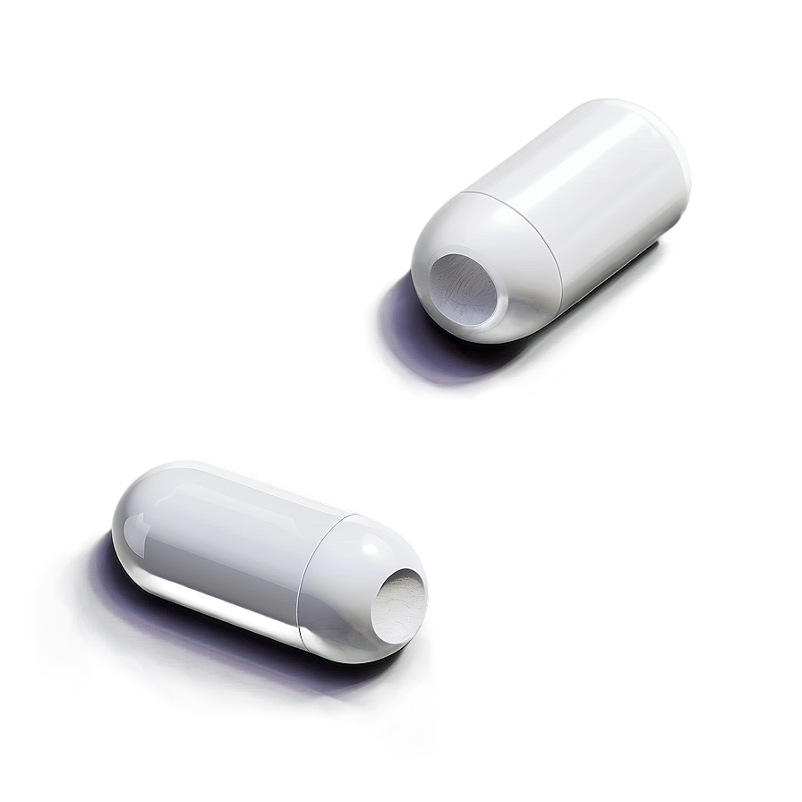 White Medicine Capsule Png Ili17