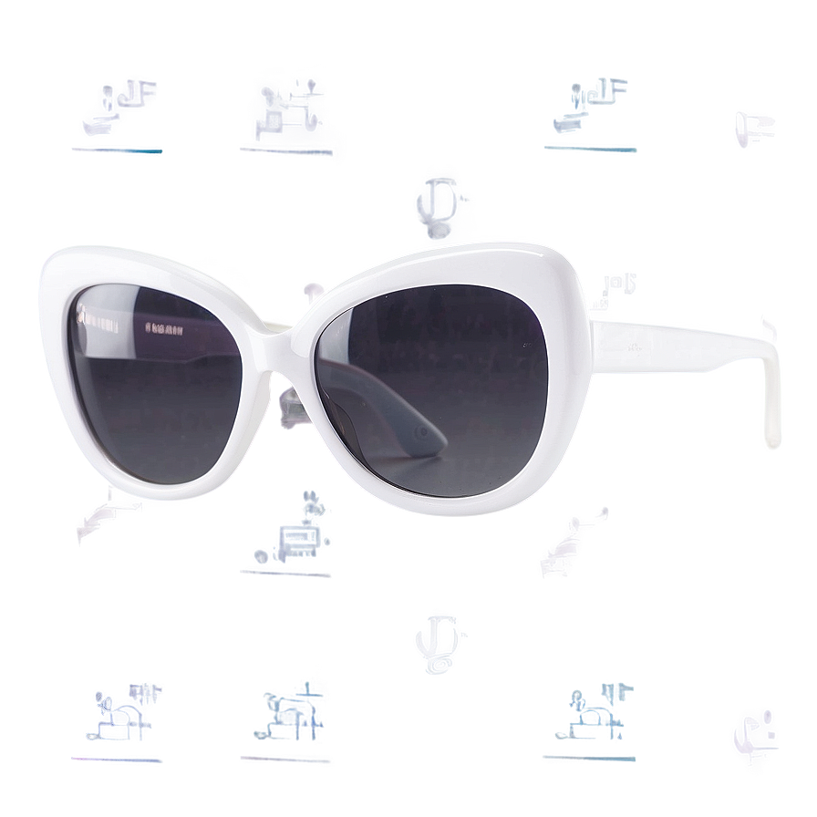 White Meme Sunglasses Png Sdg